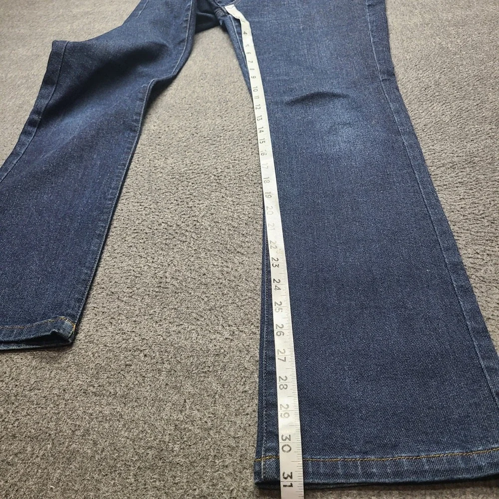 DKNY Jeans Straight Leg Denim Pants Womens 6 Blue Excellent‎ Stretch Y2K Classic